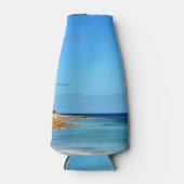 Blauwe kalmte van de oceaan, flesjeskoeler (Voorkant)