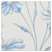 Blauwe kamille stof (Close Up)