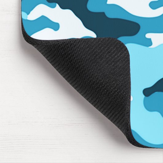 Blauwe kamouflage muismat (Hoek)