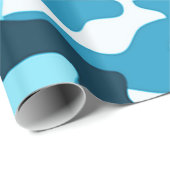 Blauwe kamouflage | Papier voor onmiddellijke verp (Rol Hoek)
