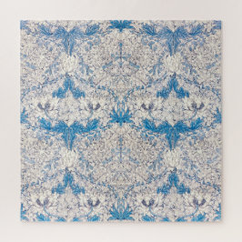 Blauwe Kamperfoelie (door William Morris) Legpuzzel
