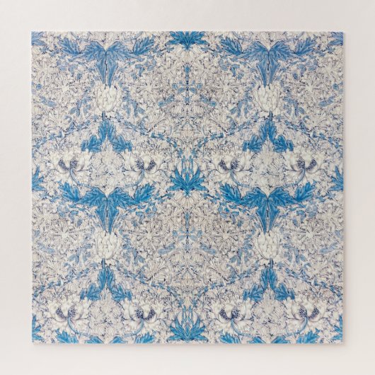 Blauwe Kamperfoelie (door William Morris) Legpuzzel (Verticaal)