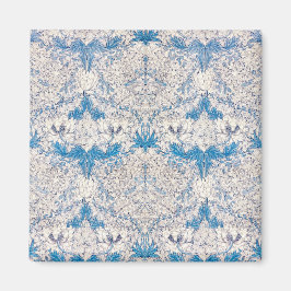 Blauwe Kamperfoelie (door William Morris) Magneet