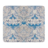 Blauwe Kamperfoelie (van William Morris) Snijplank (Voorkant)