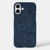 blauwe kant afdrukken Case-Mate iPhone case (Achterkant)