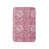 Blauwe kant blokachtergrond badmat (Voorkant Verticaal)