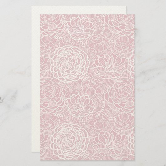 Blauwe kant blokachtergrond briefpapier (Voorkant / Achterkant)