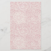 Blauwe kant blokachtergrond briefpapier (Voorkant)