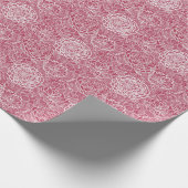 Blauwe kant blokachtergrond cadeaupapier (Hoek)