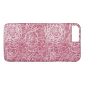 Blauwe kant blokachtergrond Case-Mate iPhone case (Achterkant (Horizontaal))