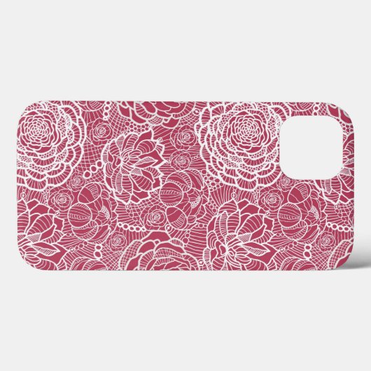 Blauwe kant blokachtergrond Case-Mate iPhone case (Achterkant (horizontaal))