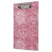 Blauwe kant blokachtergrond klembord (Links)