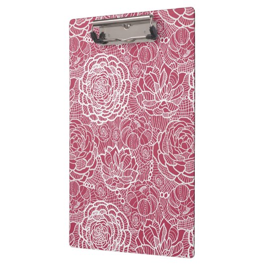 Blauwe kant blokachtergrond klembord (Links)