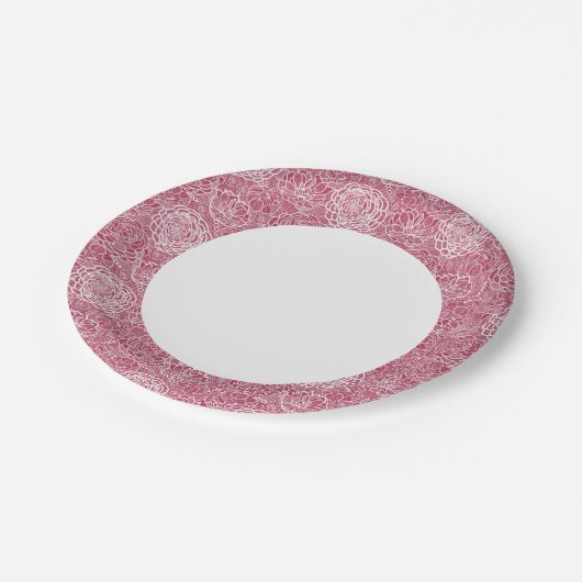 Blauwe kant blokachtergrond papieren bordje (Gekanteld)