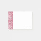 Blauwe kant blokachtergrond post-it® notes (Voorkant)