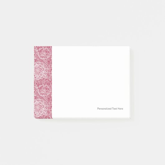 Blauwe kant blokachtergrond post-it® notes (Voorkant)