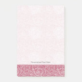 Blauwe kant blokachtergrond post-it® notes (Voorkant)