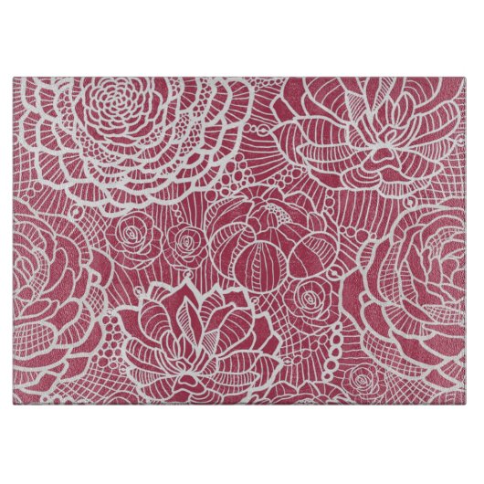 Blauwe kant blokachtergrond snijplank (Voorkant)