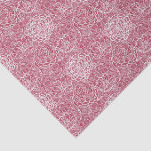 Blauwe kant blokachtergrond tissuepapier (Detail)