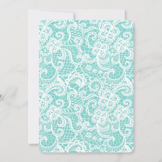 Blauwe kant kaart (Achterkant)