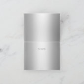 Blauwe kant & Kruis doop Dank u kaart (Binnen)