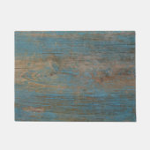 Blauwe kap band hout textuur deurmat (Voorkant)