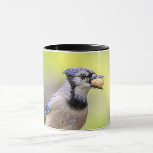 Blauwe kap met pinda's mok (Midden)