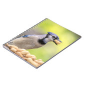 Blauwe kap met pinda's notitieboek (Linkerzijde)