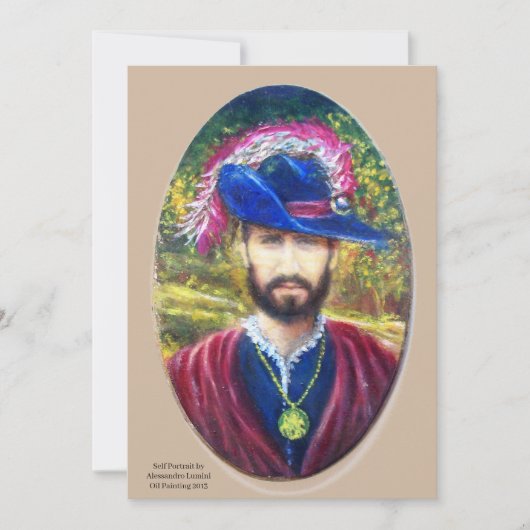 Blauwe Kaper van Toscane Feestdagenkaart (Voorkant)