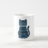 Blauwe kat (1) koffiemok (Center)