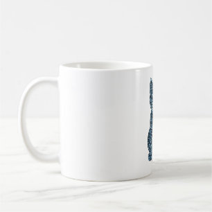 Blauwe kat (1) koffiemok