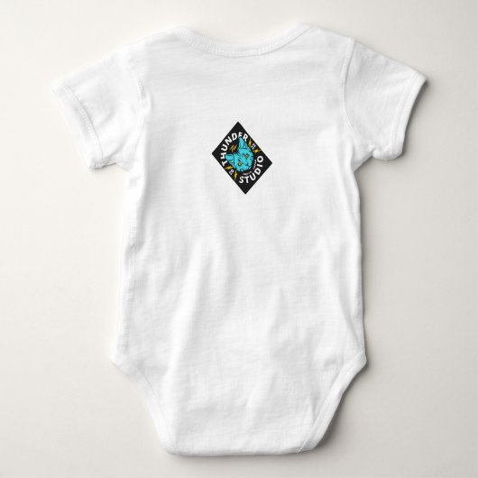 BLAUWE KAT ALS TIGER ROMPER (Achterkant)