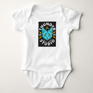 BLAUWE KAT ALS TIJGER ROMPER