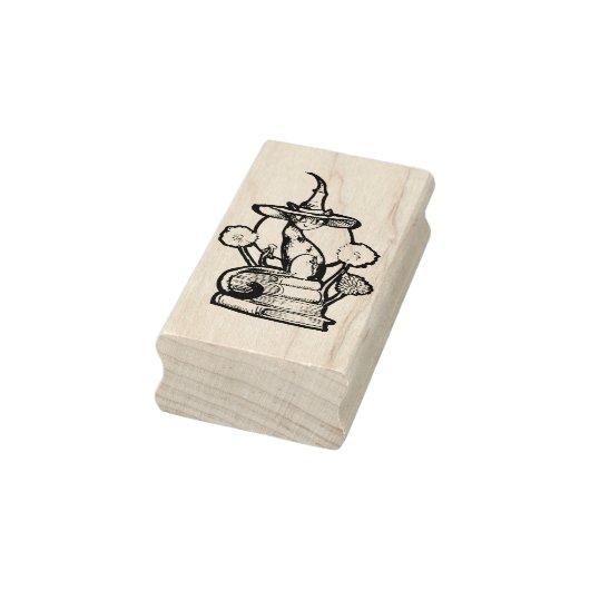Blauwe kat heks rubberstempel (Stempel)