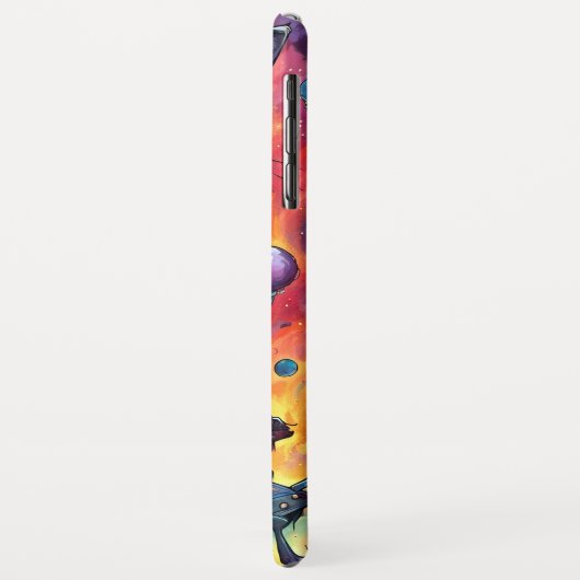 Blauwe kat I Case-Mate iPhone Case (Achterkant/links)