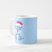 Blauwe Kat Koffiemok (Voorkant links)