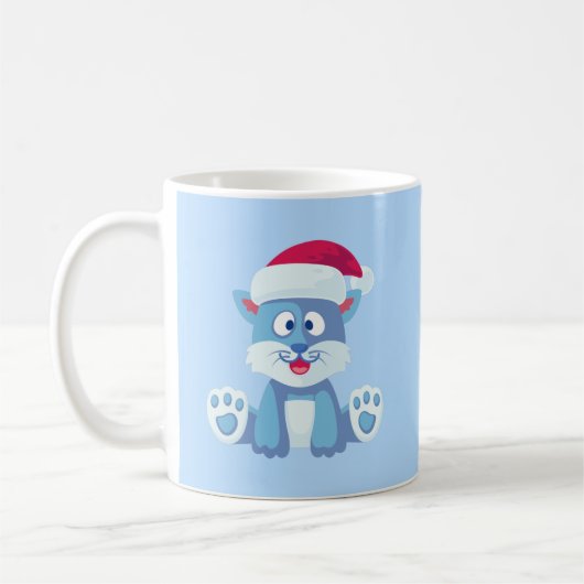 Blauwe Kat Koffiemok (Links)