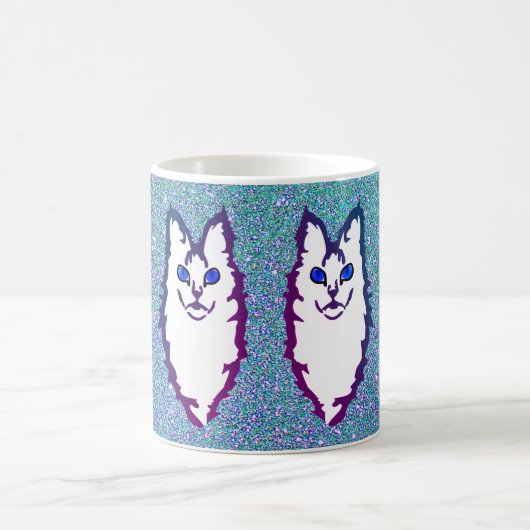 Blauwe kat koffiemok (Center)