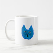 Blauwe kat koffiemok (Links)