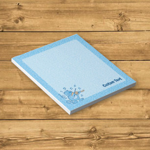 Blauwe Kat Met Viool Notitieblok