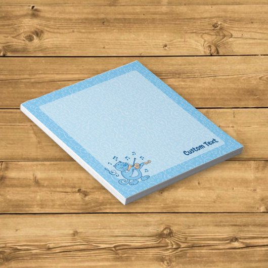 Blauwe Kat Met Viool Notitieblok
