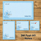 Blauwe Kat met Vioolnotities Post-it® Notes