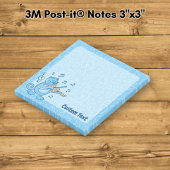 Blauwe Kat met Vioolnotities Post-it® Notes