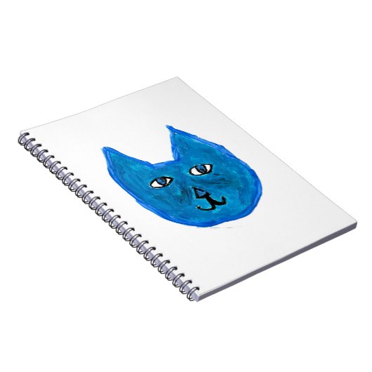 Blauwe kat notitieboek (Rechterzijde)