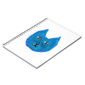 Blauwe kat notitieboek (Linkerzijde)