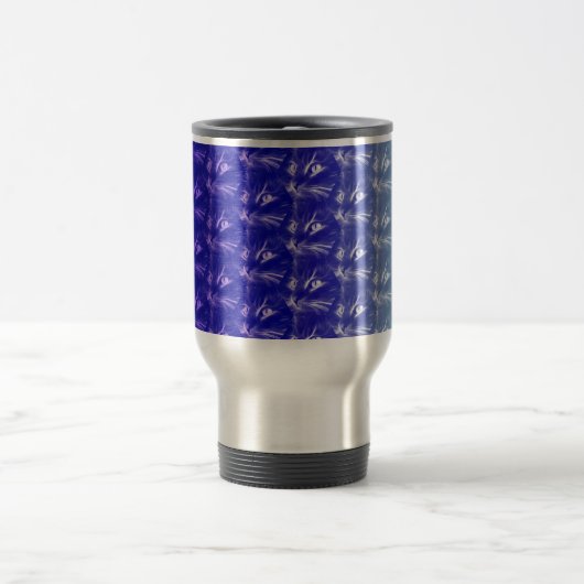 Blauwe kat reisbeker (Center)