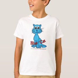 Blauwe kat T-shirt uit het Rode kat-boek