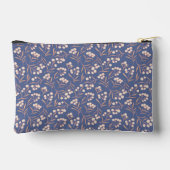 Blauwe  katoenbloem etui (Achterkant)