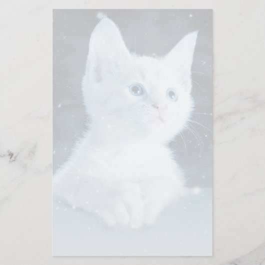 Blauwe kattebakker briefpapier (Achterkant)