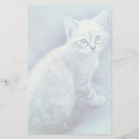 Blauwe kattebakker briefpapier (Achterkant)